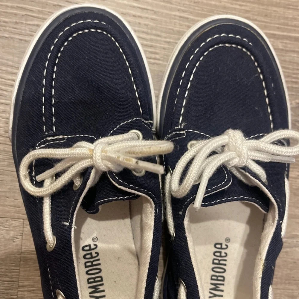 Gymboree Toddler Boys Size 11 Navy Shoes